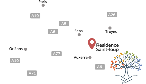 Plan de la Résidence Saint-Loup